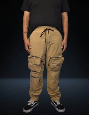 Cyber Cargo Khaki Pants