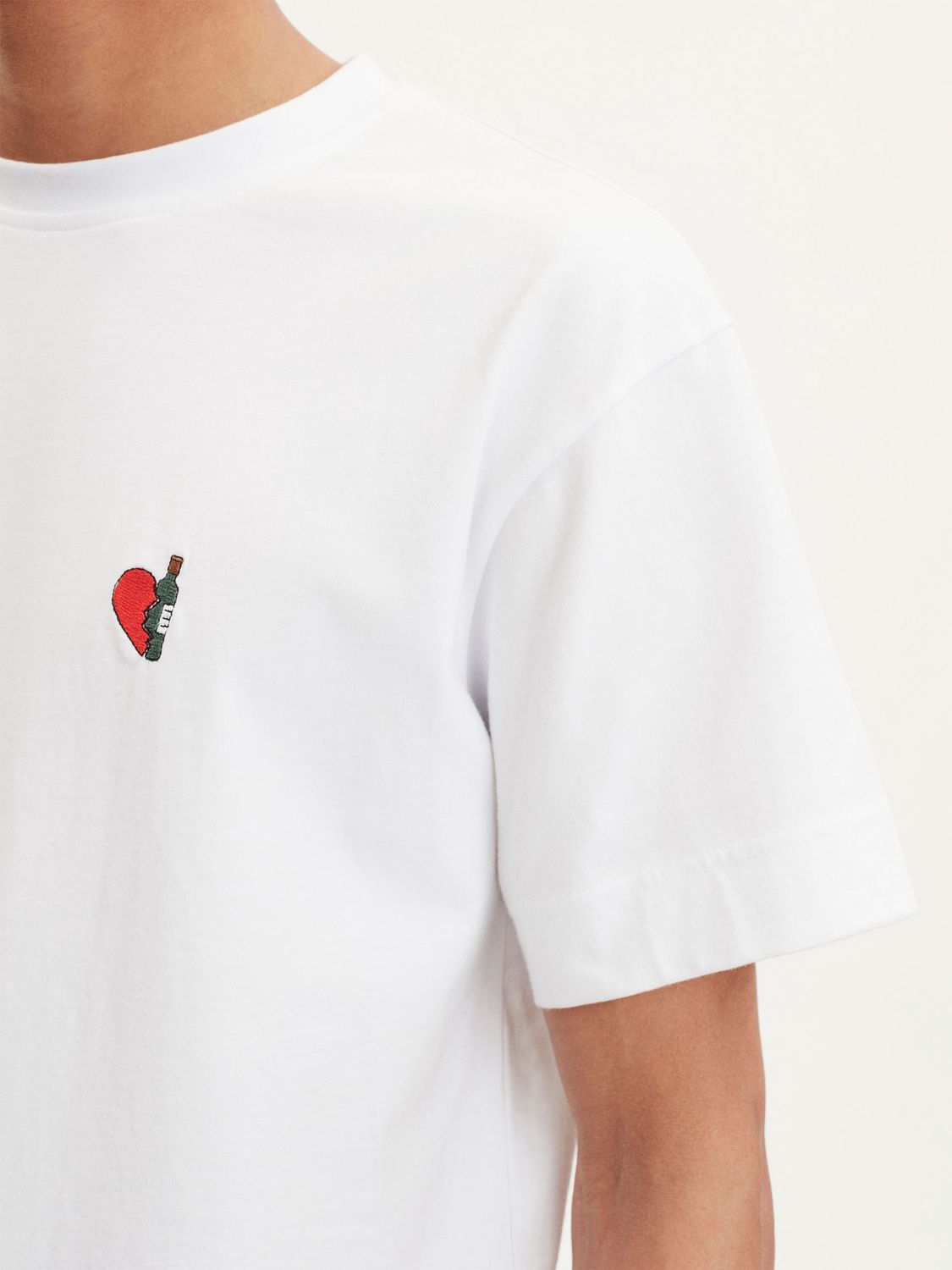 Cooper Oversized Boxy T-Shirt, Colour: White, Size: L