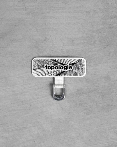 Topologie Wares Phone Cases D-Ring Phone Strap Adapter Grey