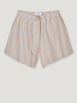 Real Dusty Blue Stripe Shorts 3462
