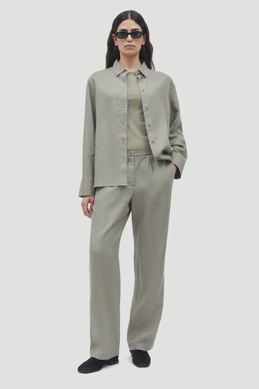 Sanot Shirt 14329 Vetiver