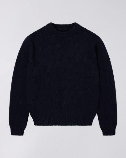 Ellis Wool Sweater Navy Blue, Size: S
