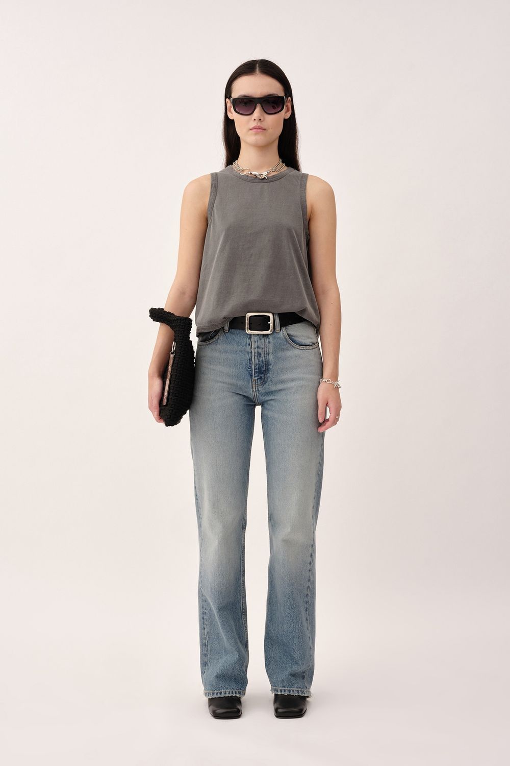 Reina Tank 3428 Washed Black