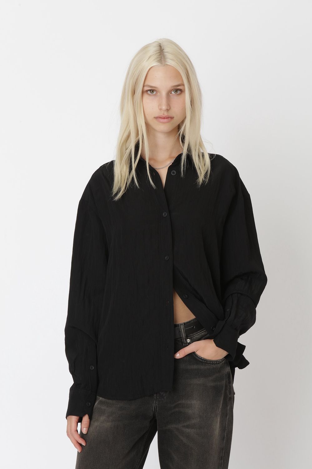 Lenoa Shirt Black  3719-13060