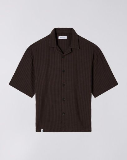Saga Shirt SS Disrupted Waffle Brown