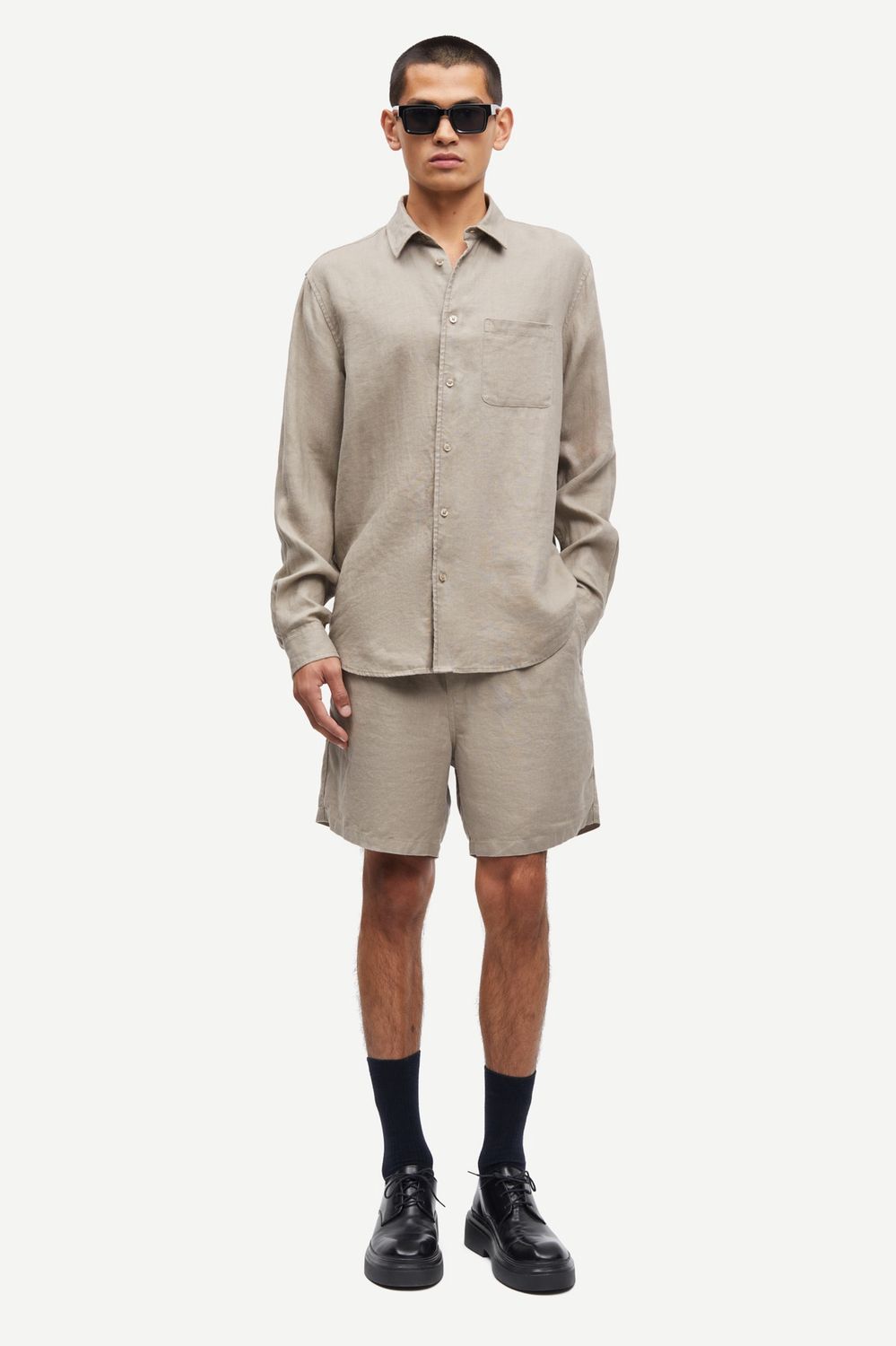 Sajabari Shorts 14329 Greige