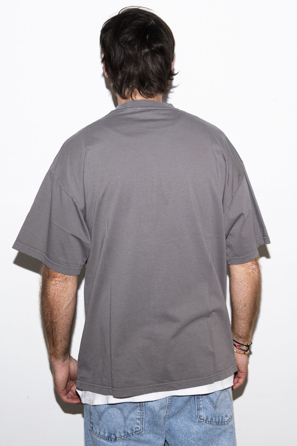 Qisu Boxy T-Shirt Pigment Grey