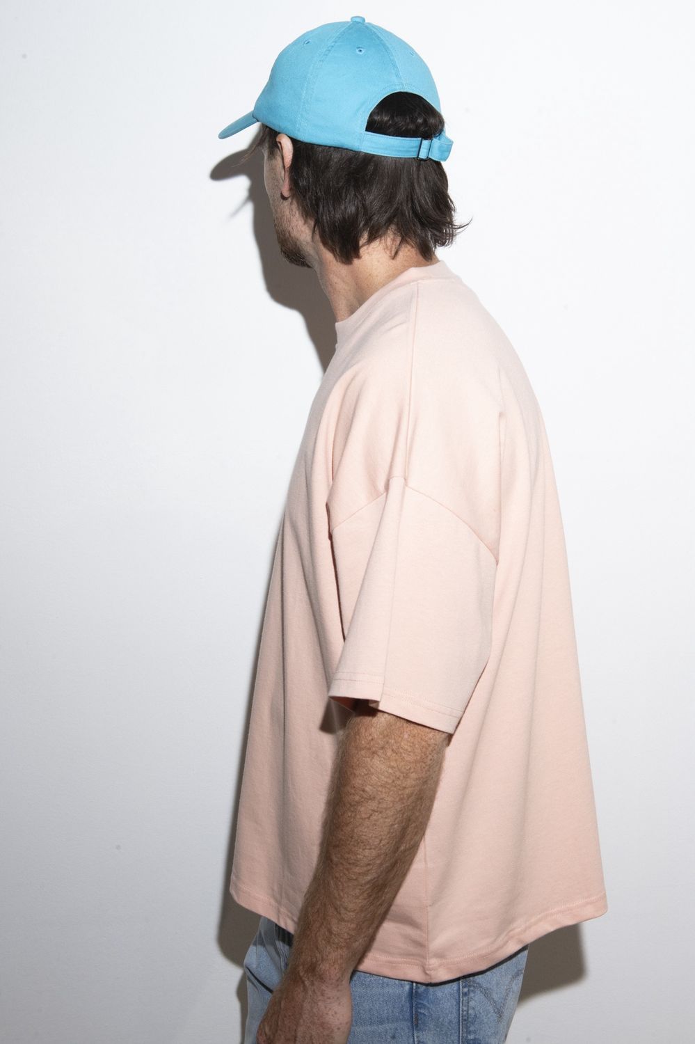 Qisu Boxy T-Shirt Peach Clay