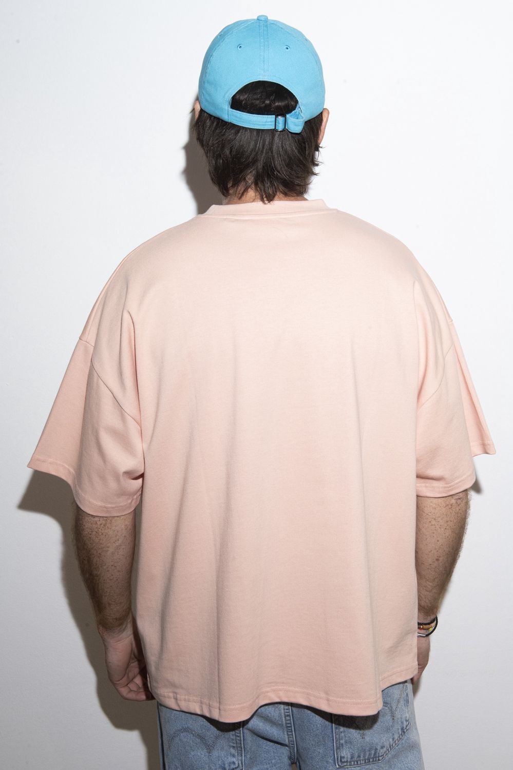 Qisu Boxy T-Shirt Peach Clay