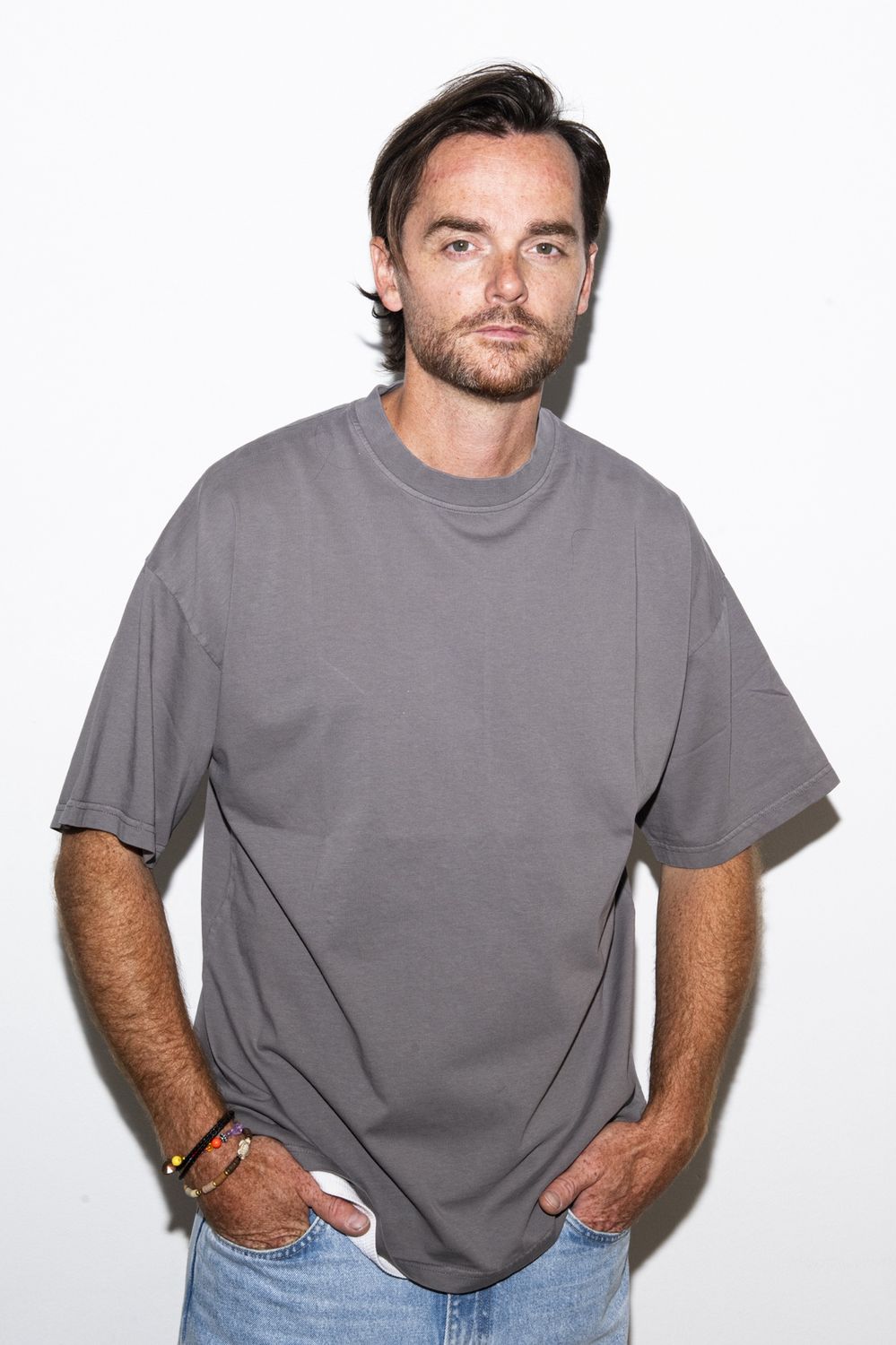 Qisu Boxy T-Shirt Pigment Grey