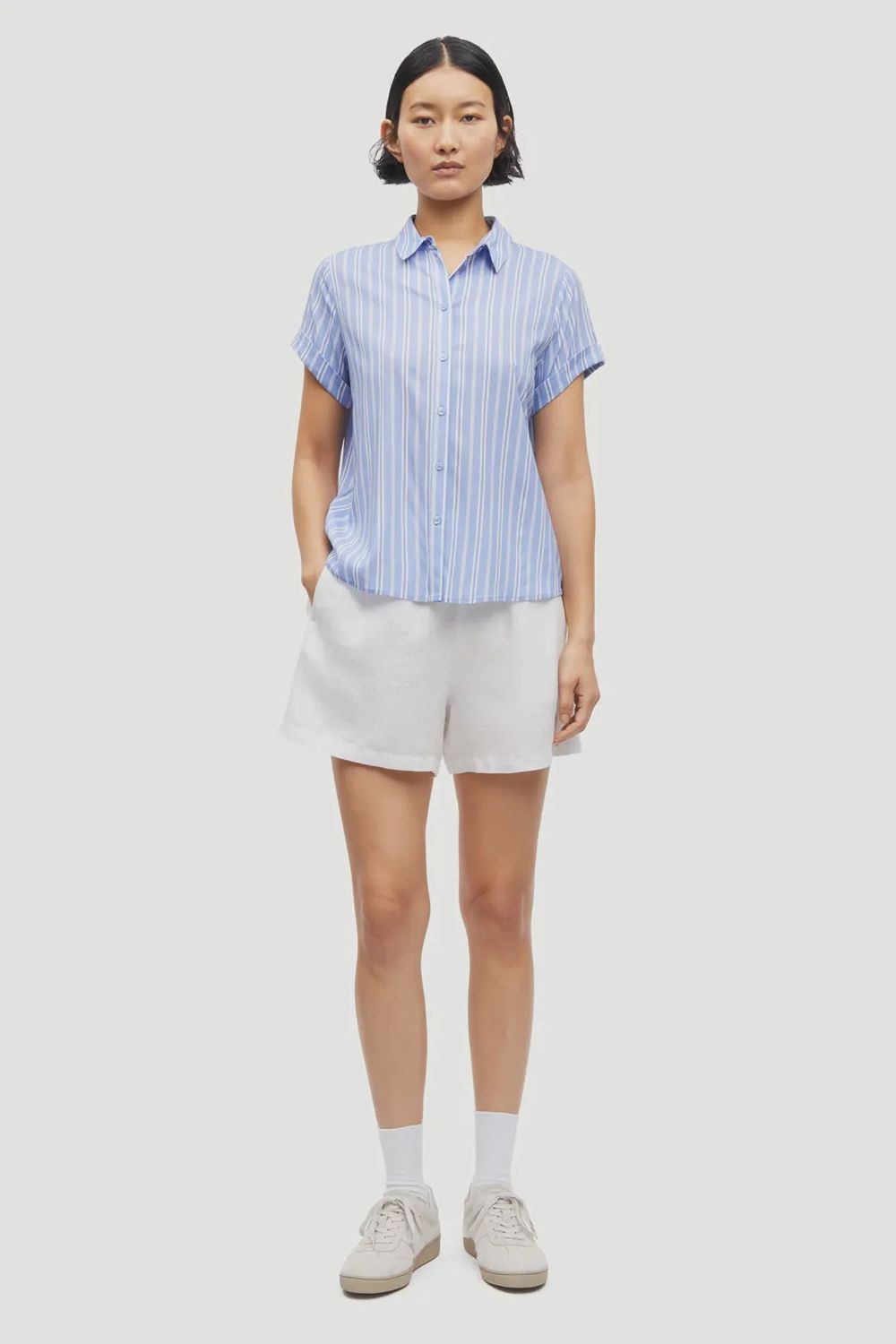 Maren String Shorts Pristine White 14329