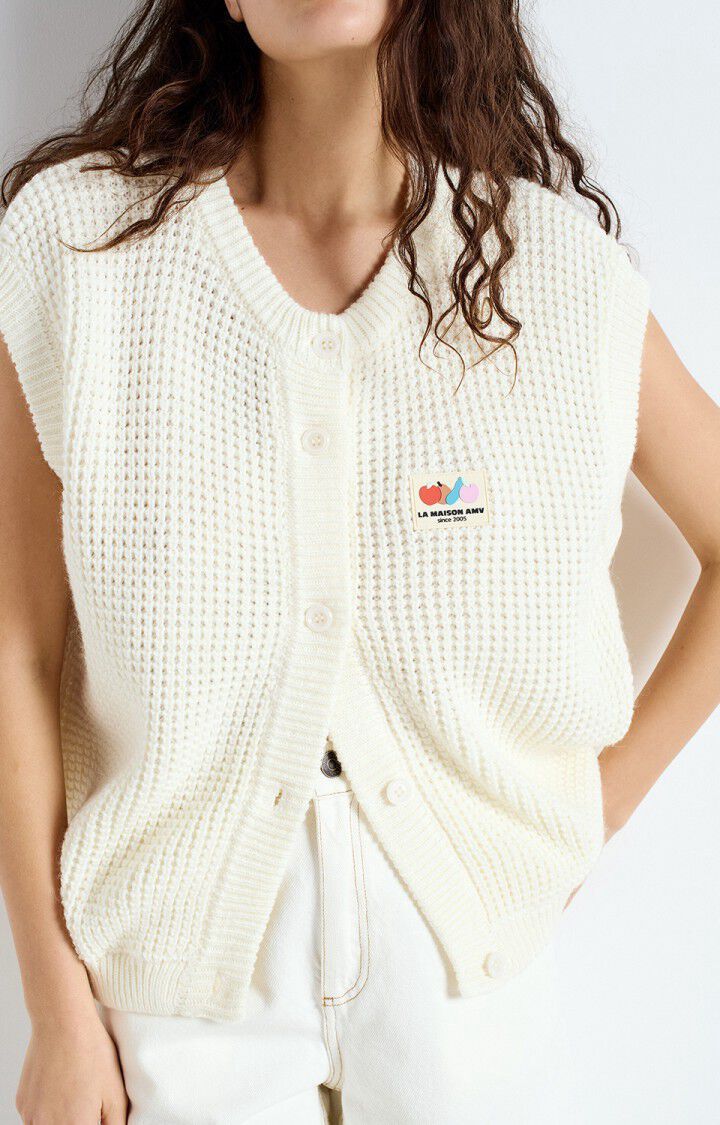 Gilet Court SM Col Wit Cra19ae25