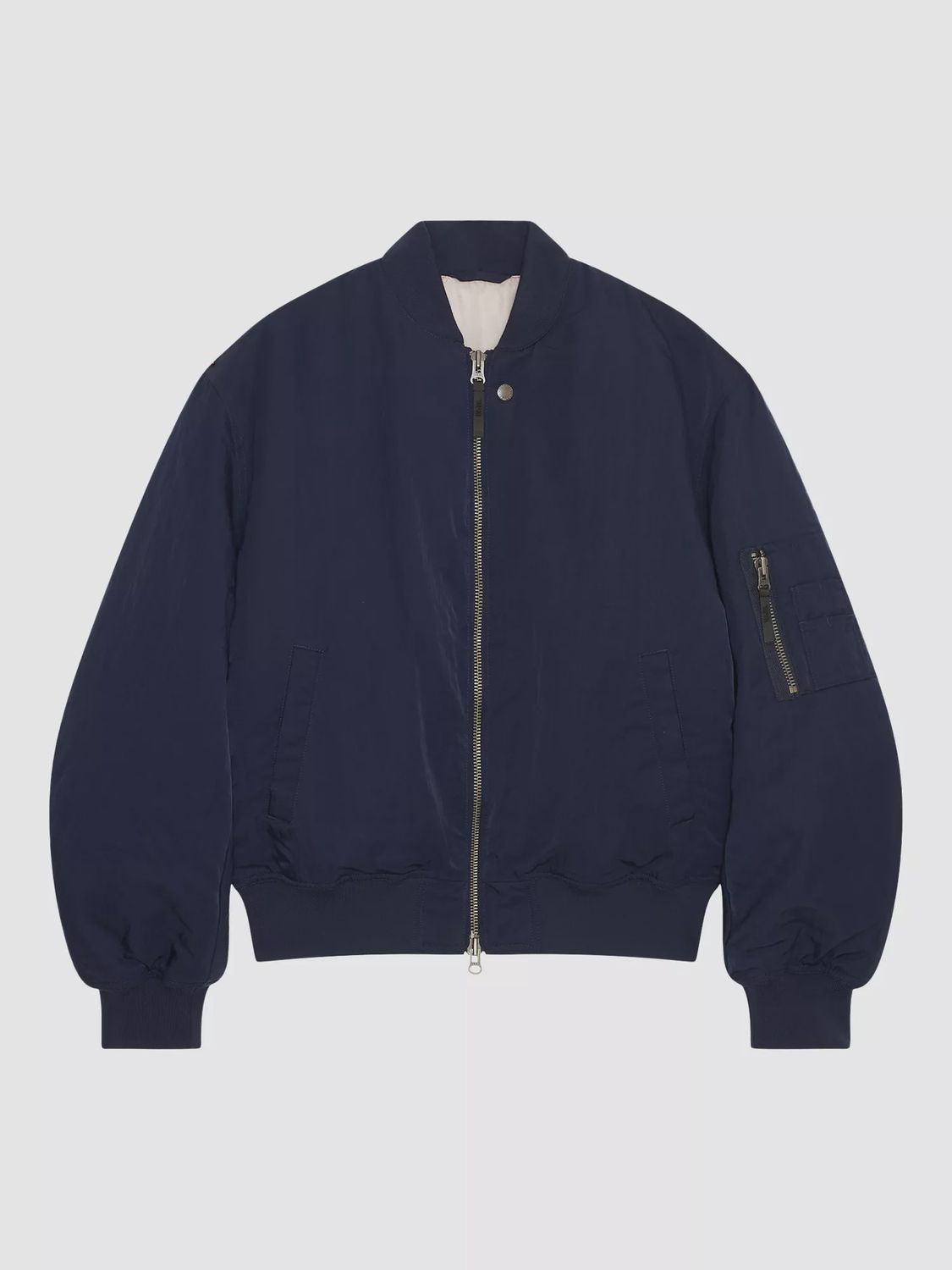 Elwyn Bomber Jacket Stool Blue