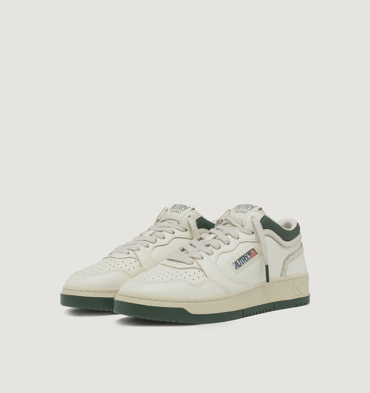 Med-Way Mid Men White Green EK04