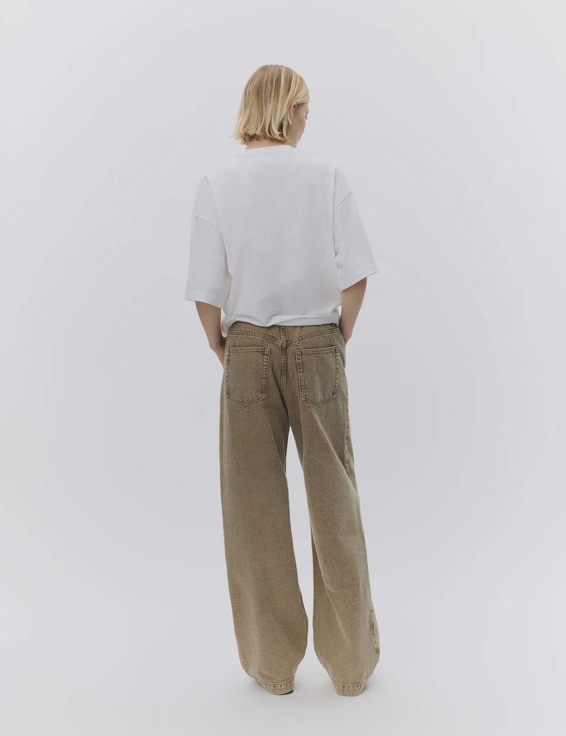 Elijah Sand Washed Denim Brown