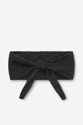 Sanor Wool Scarf Black 7355