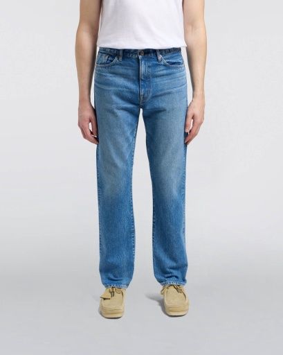 Regular Straight Jeans Mid Blue
