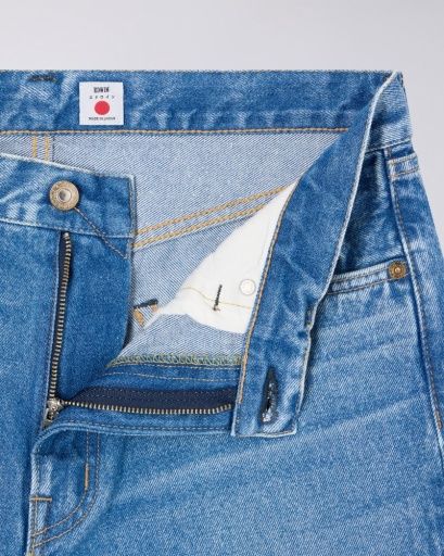 Regular Straight Jeans Mid Blue