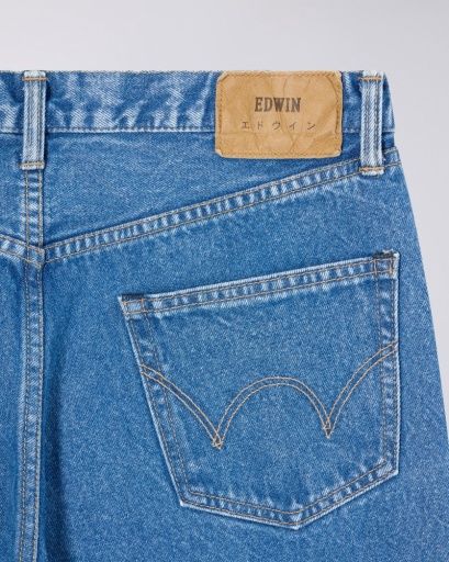 Regular Straight Jeans Mid Blue