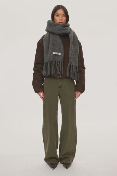 Hero Scarf Dark Grey Melange 7004