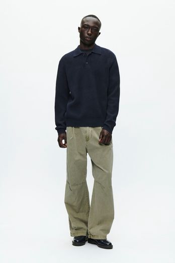 WWKevin Wool Polo Salute Blue 25298