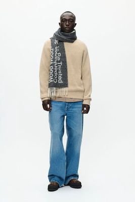 WWCody NTBT Sjaal Grijs Pinstripe 25259