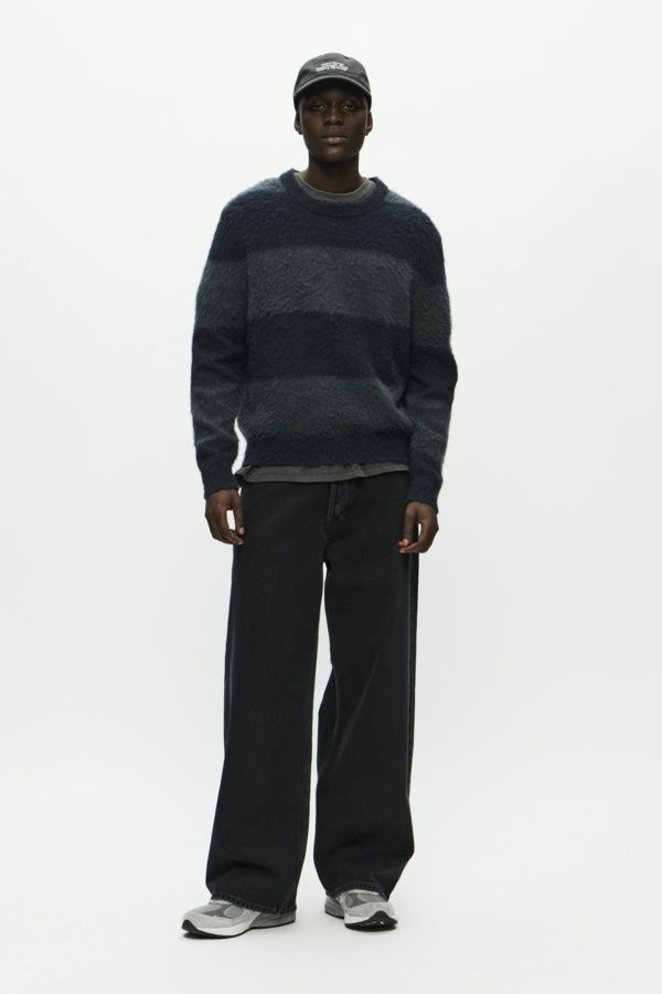 WWLevi Crew Neck Salute Stripe Blue