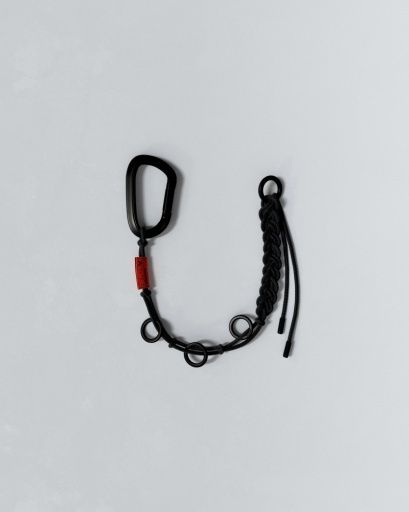 Braided Keychain Black