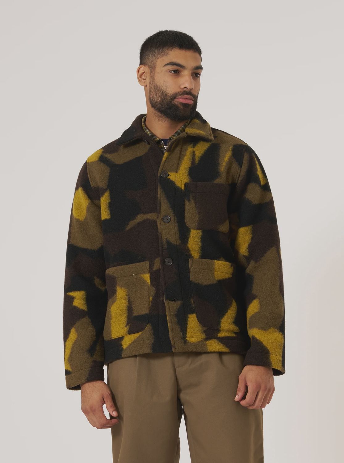 Field Jacket Wool Fleece Camo 3367