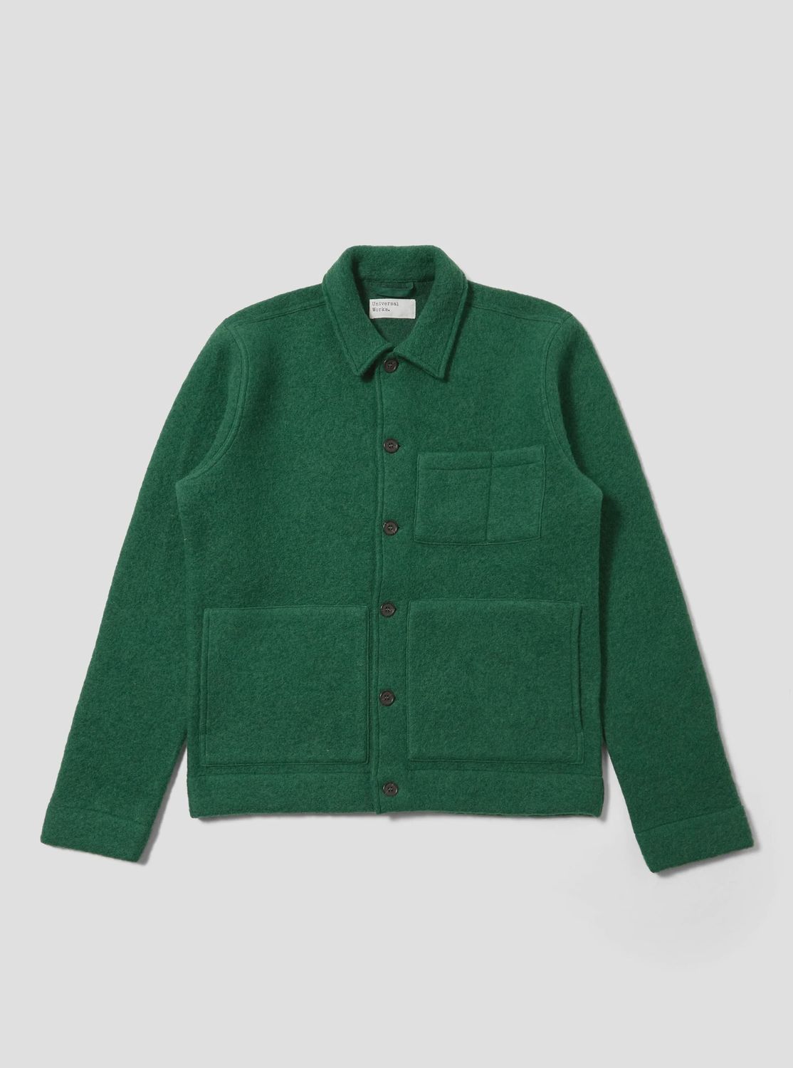 Uniform Jacket Wool Fleece Green 00021
