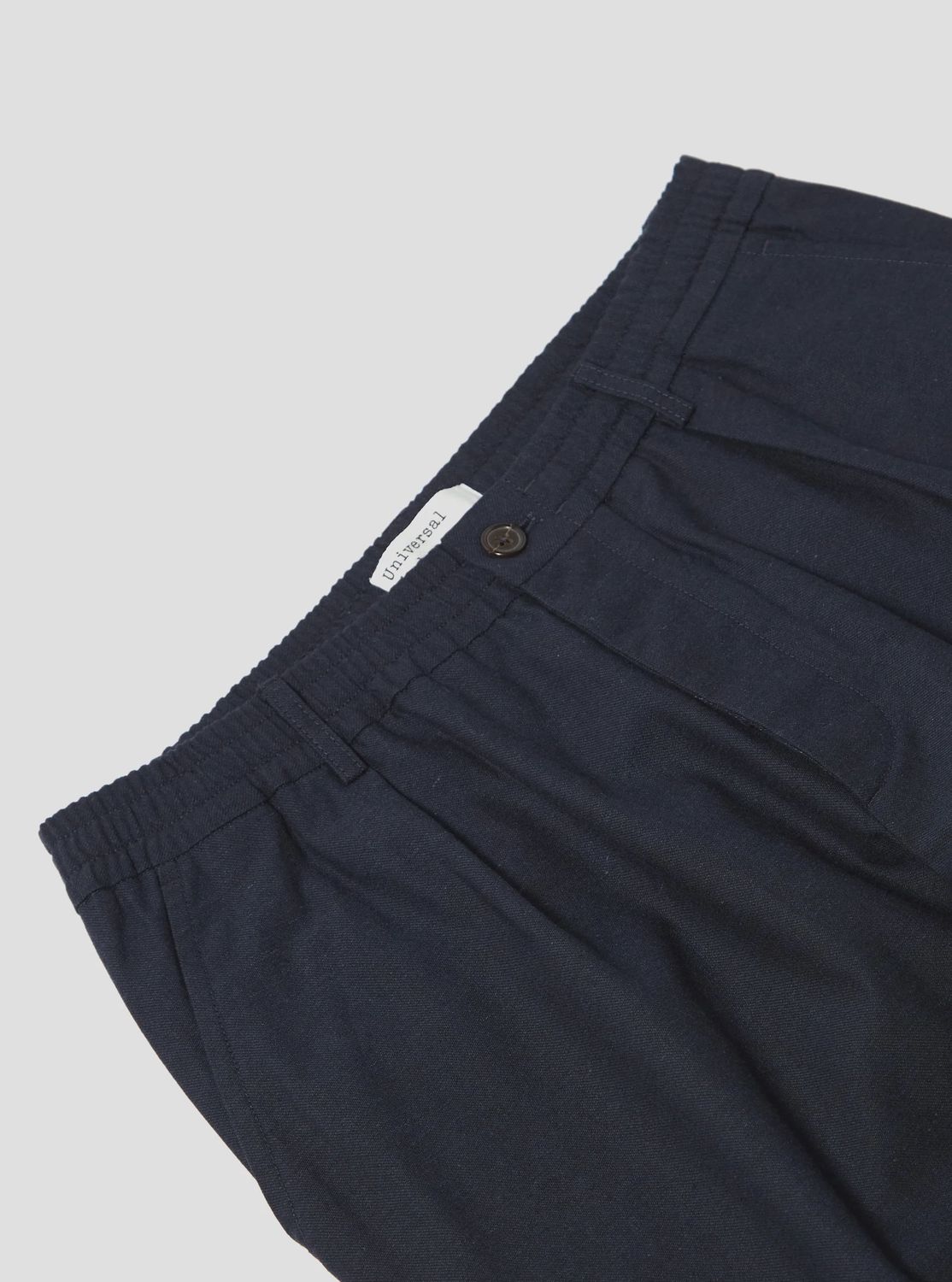 Pleated Track Pants Lucca Suiting Navy 33653