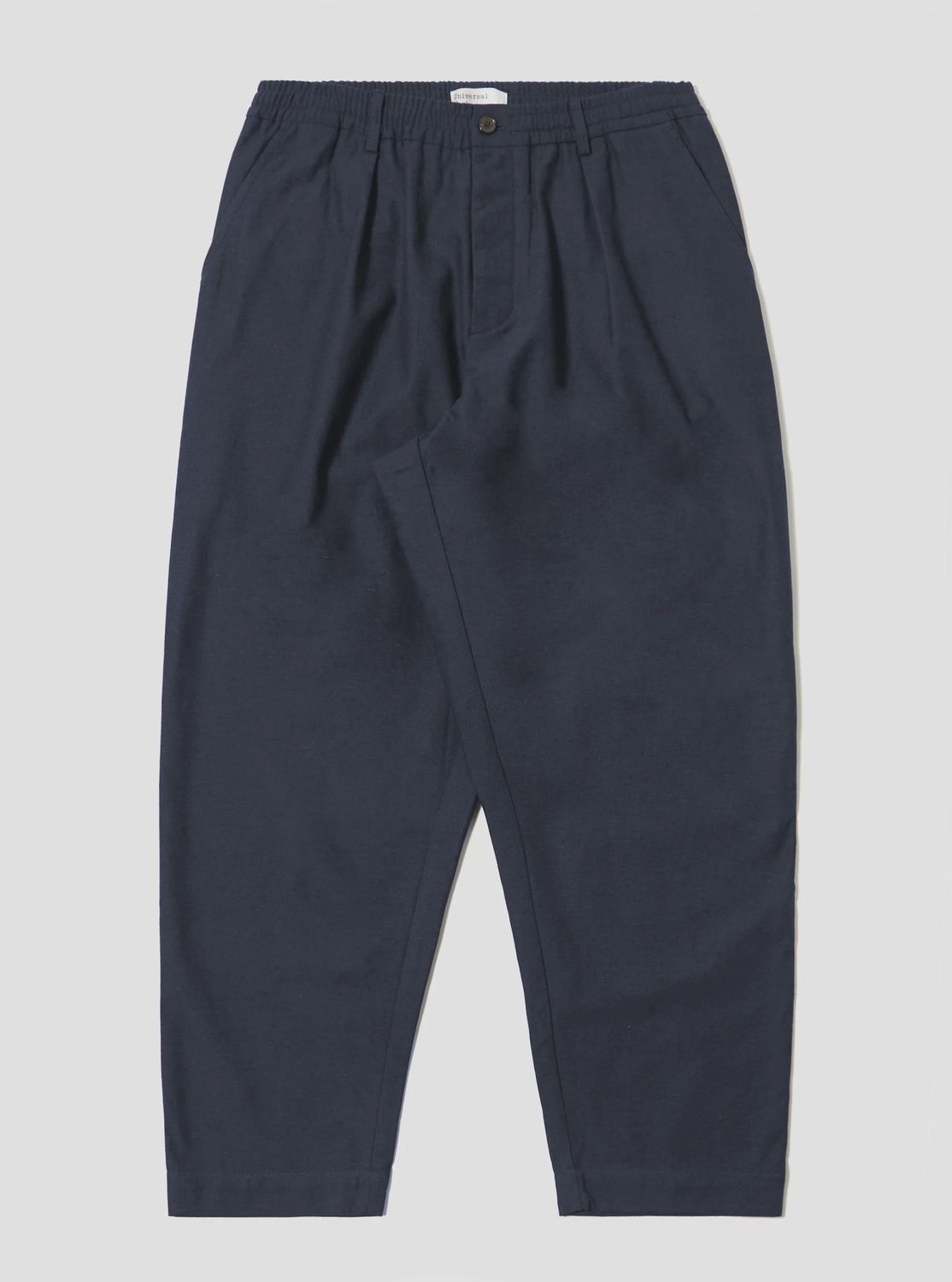 Pleated Track Pants Lucca Suiting Navy 33653