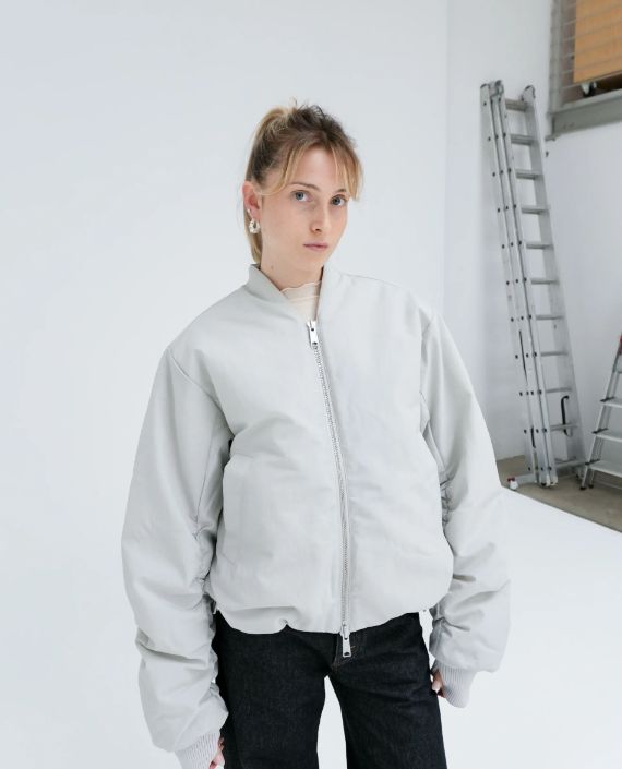 Opal bomber Gray Violet