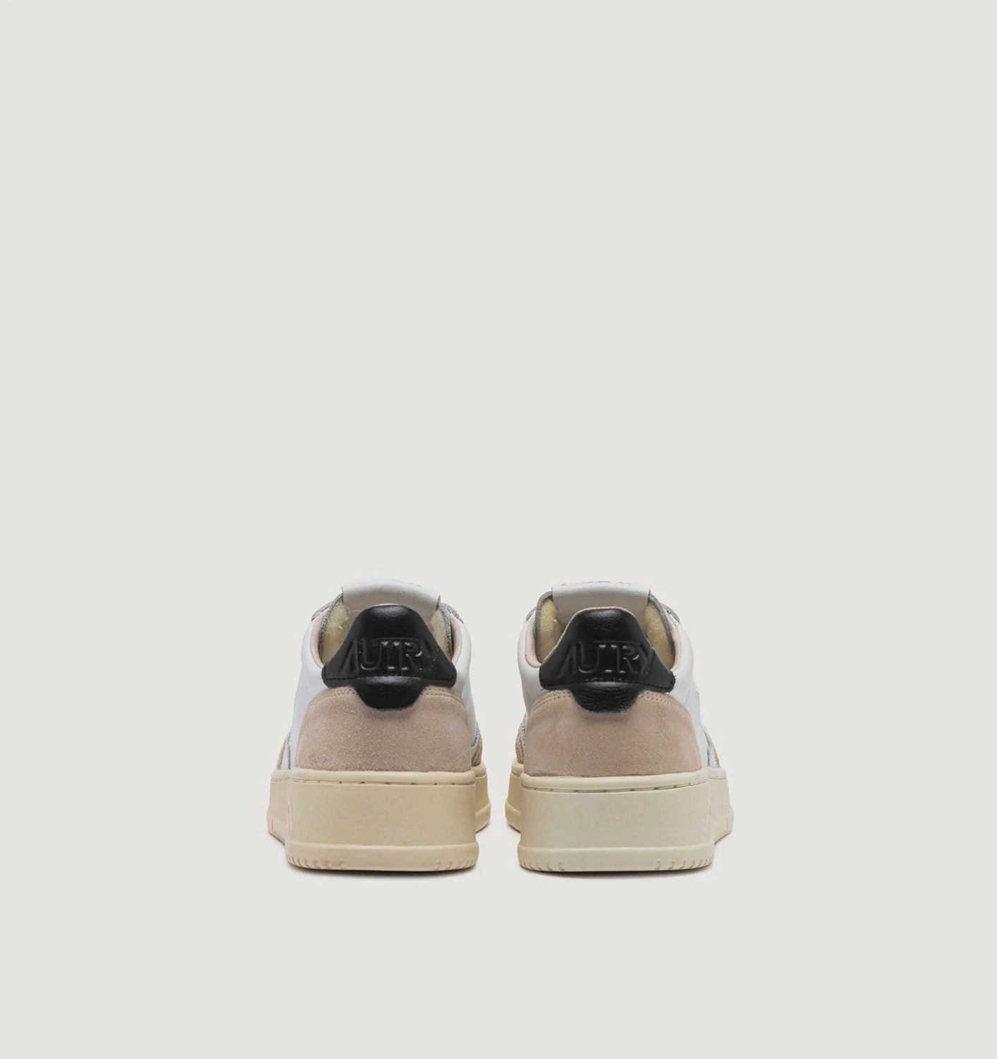 Medalist Laag Wit Leer Suede Heren LS21