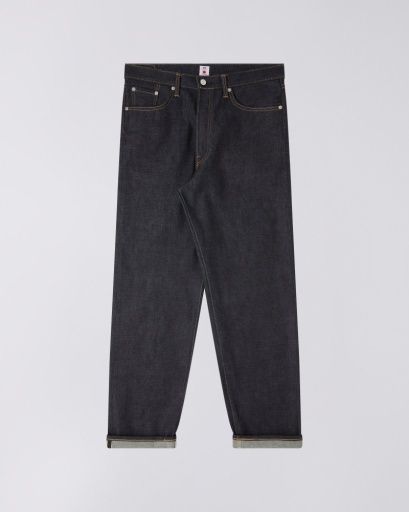 Loose Jeans Blue Unwashed Denim, Size: 31x32