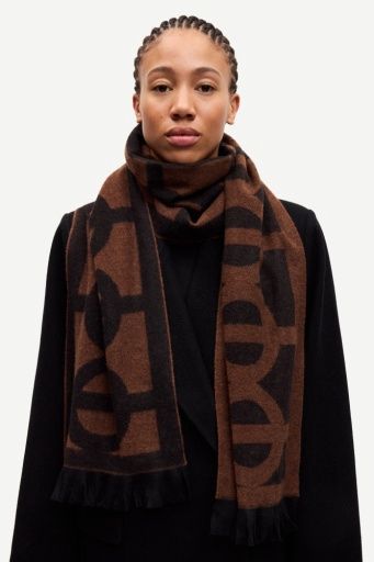 Sakatie Scarf Black Tortoise 15782, Colour: BLACK TORTOISE