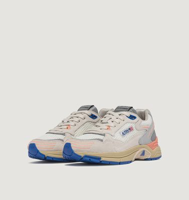 Hyperway Laag Wit Suede Peach Dames HU02