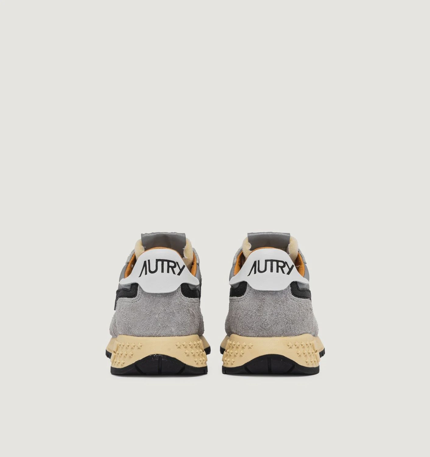 Reelwind Laag Suede Reflexed Grijs Leer Heren RL04