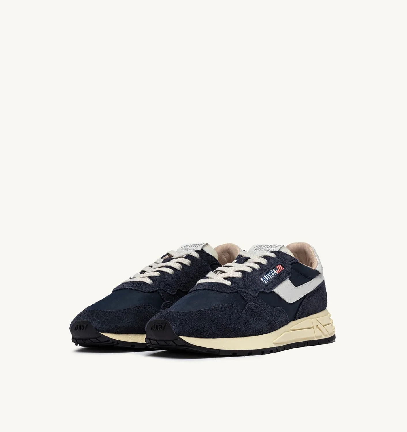 Reelwind Laag Suede Space Blauw Leer Heren NC30