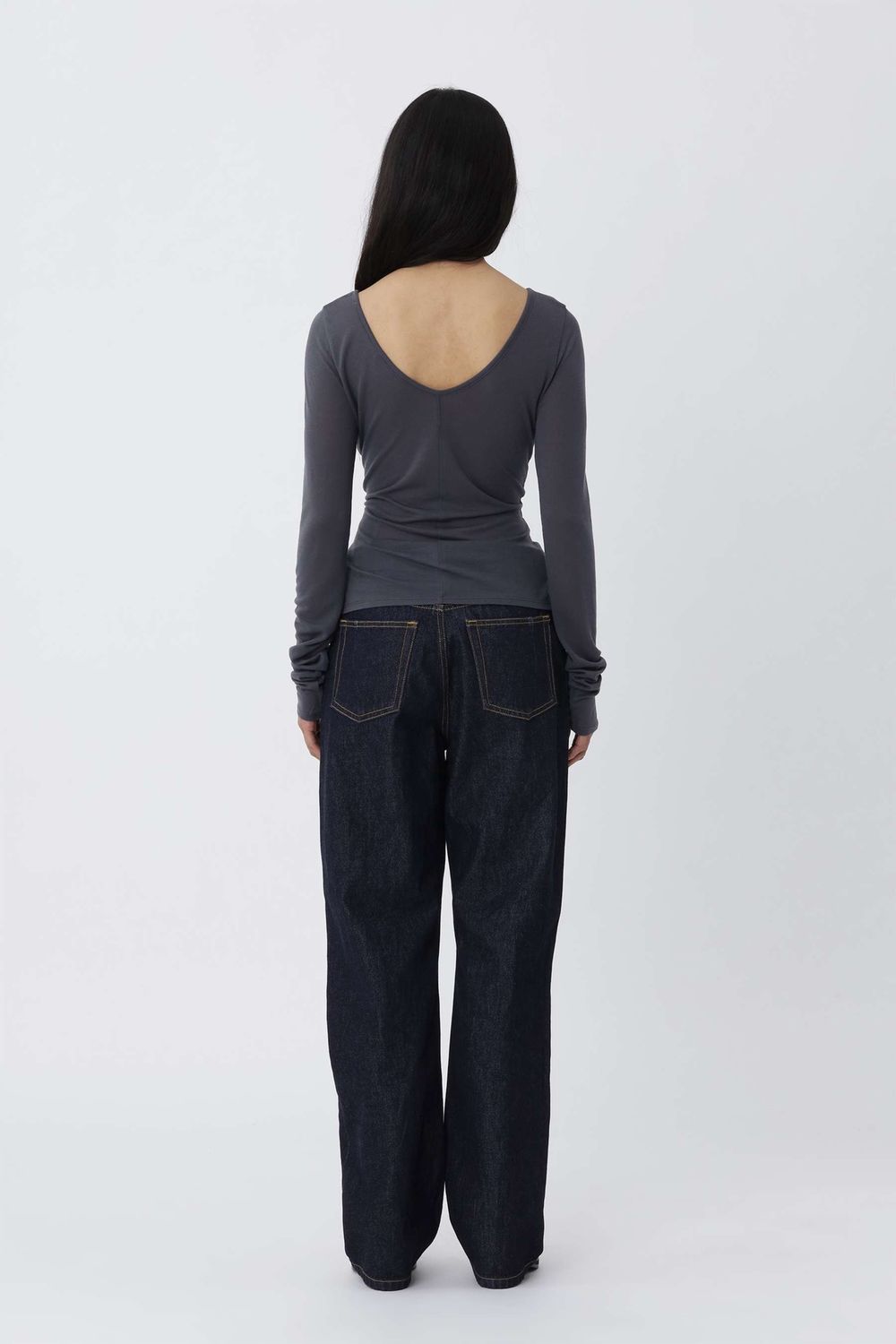 Won Hundred Svenja Shirt Dames Zwart Pearl