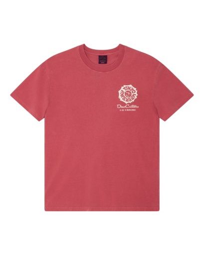Tokyo Address Tee, Colour: Melon Red, Size: 090 (S)
