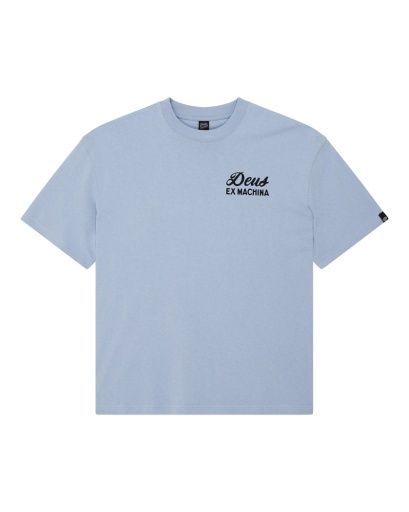 Harajuku Sign Tee, Colour: Cerulean Blue, Size: 090 (S)