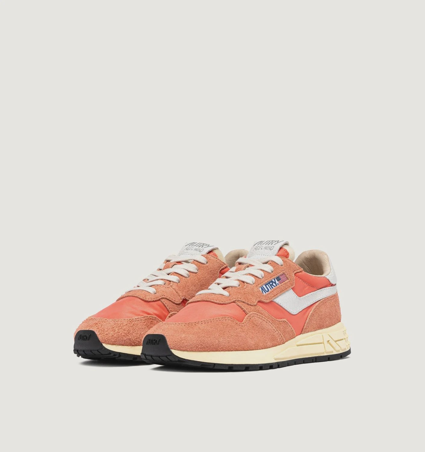 Reelwind Laag Wit Leer Peach Dames NC3