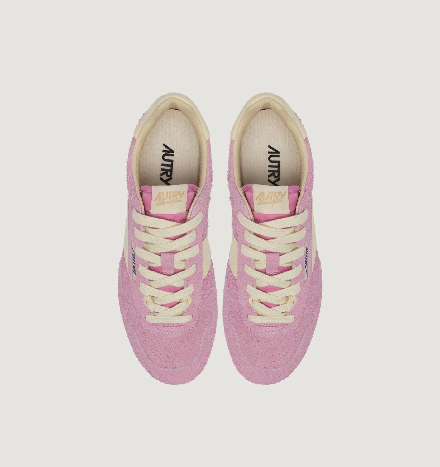 Windspin Laag Leer Suede Roze Dames UB36