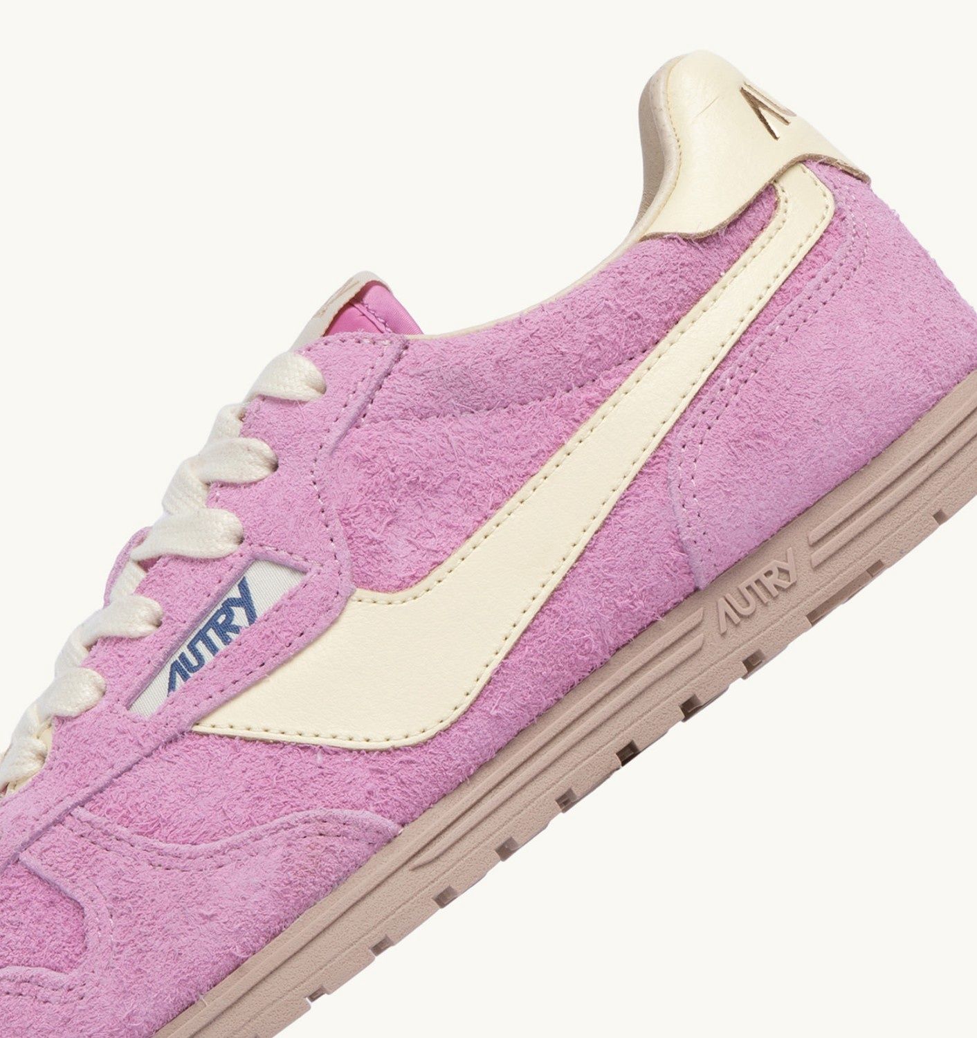 Windspin Laag Leer Suede Roze Dames UB36
