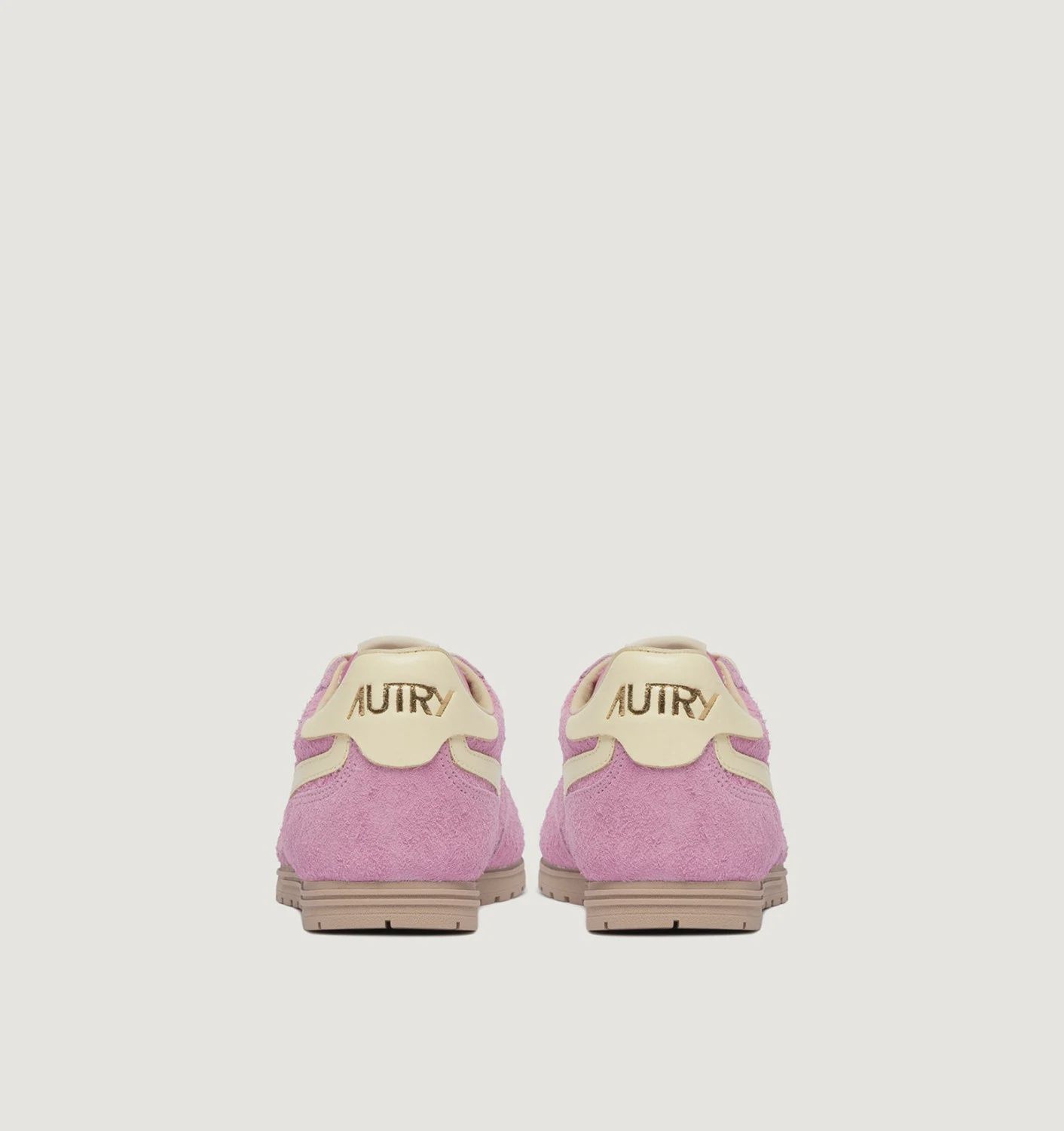 Windspin Laag Leer Suede Roze Dames UB36
