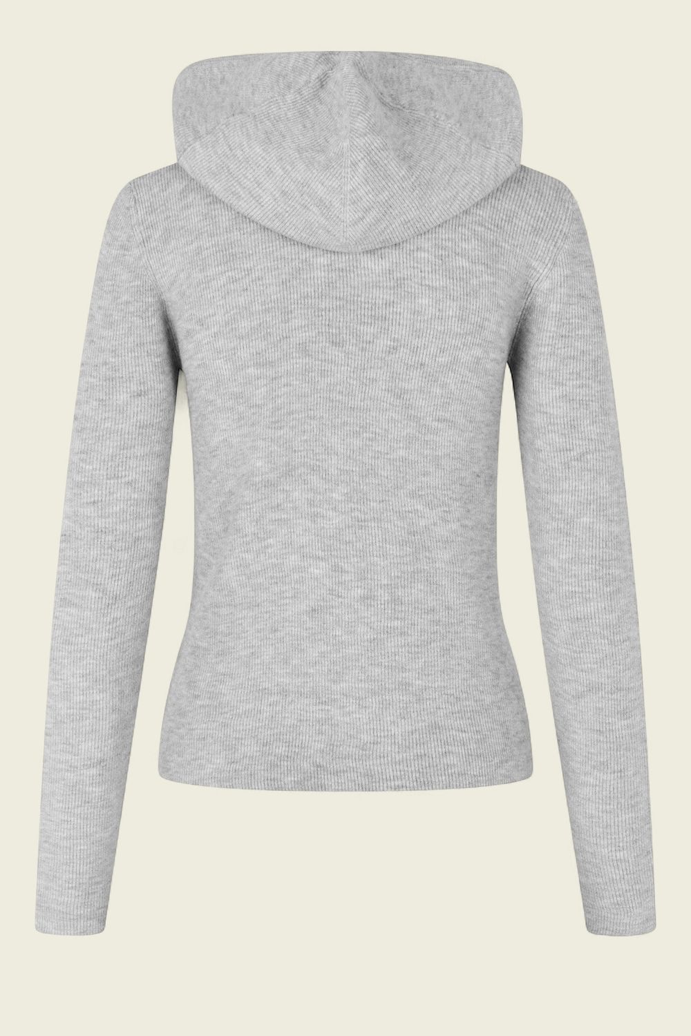 Alanis Hood Trui Grijs Melange 20950