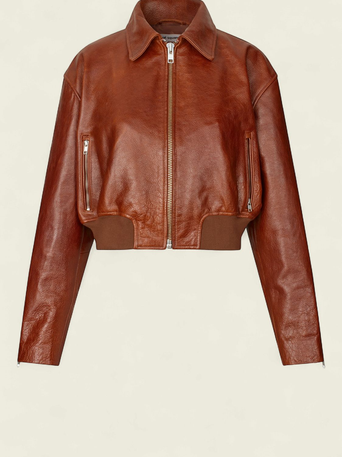 Marilyn Bomber Rust Rood Bruin Leer