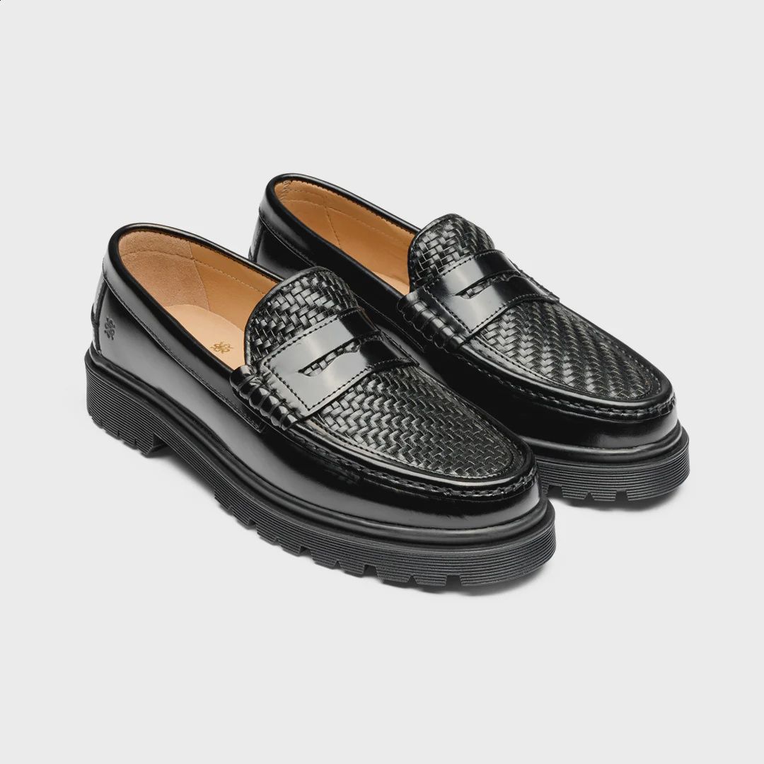 Play Boy Richmond Heren Loafer Polido Zwart