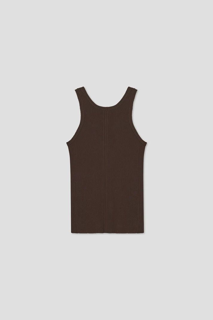 Elisa Knit Tank Top Coffee Bruin